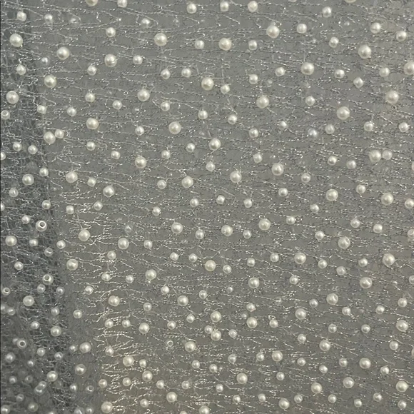 Zara Silver Beaded Women's Sweater - Picture 2 of 3